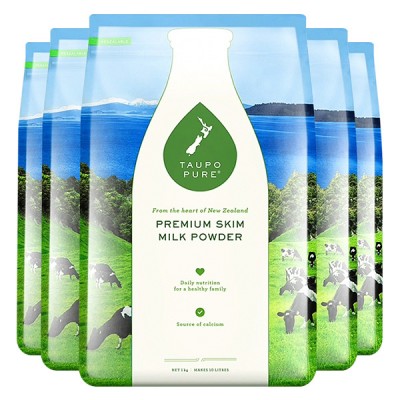 【新西兰直邮】Taupo Pure 特贝优脱脂奶粉 1kg 6袋